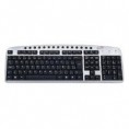 TECLADO MULT. USB LIGHT PRATA - NEWLINK TC306
